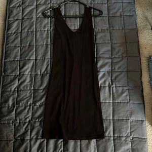Simple Brown Slip Dress